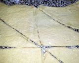 A picture of step 3 of Azie's Cheese Steak Croissants.