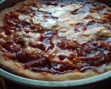 A picture of step 10 of Iz's Chicago Style Deep Dish Pizza.