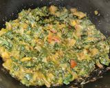 A picture of step 8 of Palak aloo chana dal sabzi.