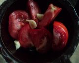 A picture of step 1 of Doña Chole's Tomato Salsa for Tacos and Carnitas.