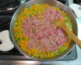A picture of step 3 of Friday Dry Curry.