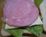 A picture of step 4 of Christmas Cocktail Sandwiches.