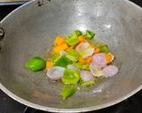 A picture of step 3 of Vegetable Manchurian Masala.