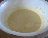 A picture of step 1 of Soy Milk Dora-Yaki Pancakes with Cream Filling.