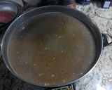 A picture of step 1 of Pineapple sweet and sour meatballs.