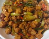 Foto langkah ke 4 dari resep Oseng Tempe Tomat Lombok Ijo.