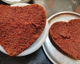 A picture of step 6 of Red velvet cake.