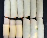A picture of step 7 of Easy Sausage and Shiso Leaf Gyoza.