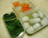 A picture of step 4 of [Farmhouse Recipe] Ozōni Mochi Soup (with Kyoto-Style White Miso).