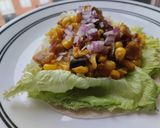 Foto del paso 7 de la receta: Wrap🌯🍆 de salteado de coliflor, berenjena y maíz🌽 tierno🥙🌯