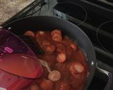 A picture of step 3 of Cheesy Sausage Tortellini.