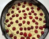 Фото кроку 7 до Фісташковий пиріг з малиною та кремом маскарпоне🥧.
