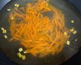 A picture of step 4 of Hot and Sour Soup.