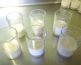 A picture of step 4 of Rose, Lychee, and Raspberry Verrine.