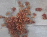 Foto del paso 2 de la receta: Ensalada de espinacas con tocino