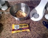 A picture of step 2 of Yellow Cake Chocolate Chip Cookies.