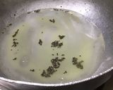 A picture of step 1 of Kathiyawadi gathiya ki sabzi.