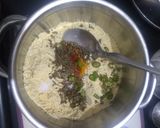 A picture of step 1 of Spicy Bread Pakoda.