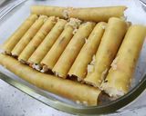 A picture of step 4 of Chicken cannelloni.