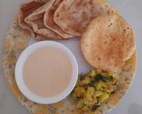 पुरी भाजी बासुंदी (puri bhaji basundi recipe in marathi) रेसिपी स्टेप 4 फोटो