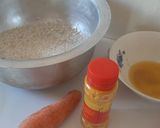 A picture of step 1 of Tumeric rice.