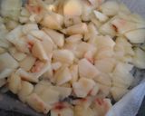 A picture of step 4 of My Peachy Crispy Custard Slice 😉.