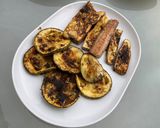 Une image de l'étape 8 de Aubergines chinoises et courgette ronde marinées grillées.