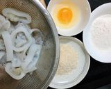 Hình bước làm 1 của món Mực Chiên Xù