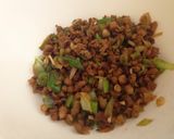 A picture of step 7 of Vegetarian Dan Dan Noodles with Soy Meat.