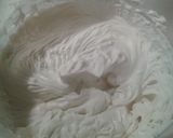A picture of step 3 of 'Dulce de Leche' ricotta cheesecake with caramelized hazelnuts.