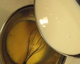 A picture of step 6 of Easy Kabocha Pudding in a Frying Pan.