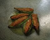 A picture of step 5 of Stuffed karela curry.