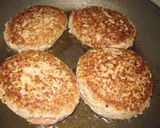 A picture of step 3 of Hamburger Steaks in Butter-Soy Sauce.