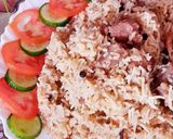 A picture of step 6 of Mutton yakhni pulao.