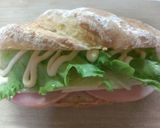 A picture of step 7 of Parisienne Sandwich Ham and Cheese.