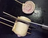 A picture of step 5 of Pork and Aburaage Rolls.