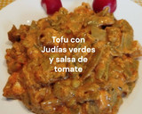 Foto del paso 15 de la receta: Tofu con Judías verdes y salsa de tomate