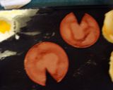 A picture of step 8 of taisen's fried breakfast sandwich.
