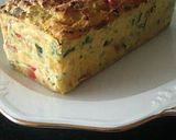 A picture of step 9 of Okara Cake Salé with Mushroom and Tuna.