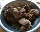 Csirkemáj pástétom sonkaprésben recept fázis 2 fotója