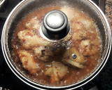 Foto del paso 25 de la receta: Pollo en salsa confitada de cebolla roja y pimiento asado
