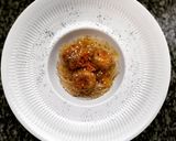 Foto del paso 15 de la receta Albóndigas de salmón y lentejas en salsa de curry