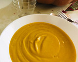 Foto del paso 3 de la receta: Crema de verduras, Pollo con salsa y guarnición