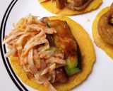 Foto del paso 9 de la receta: Tacos🌮 de calabacín y berenjena empanizados🌮