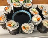 A picture of step 8 of Chicken Teriyaki Sushi.