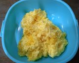 A picture of step 4 of Cheddar Cheese Scrambled Eggs - Keto, Egg Fast.