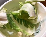 Hình bước làm 1 của món Lá Bông Cải Trắng (Súp Lơ) Xào Bò Bằm