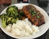 A picture of step 6 of Honey Glazed Garlic Salmon.