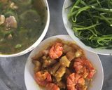Hình bước làm 8 của món Mâm cơm ngày mưa