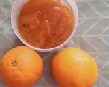 A picture of step 4 of Muskmelon Orange jam.